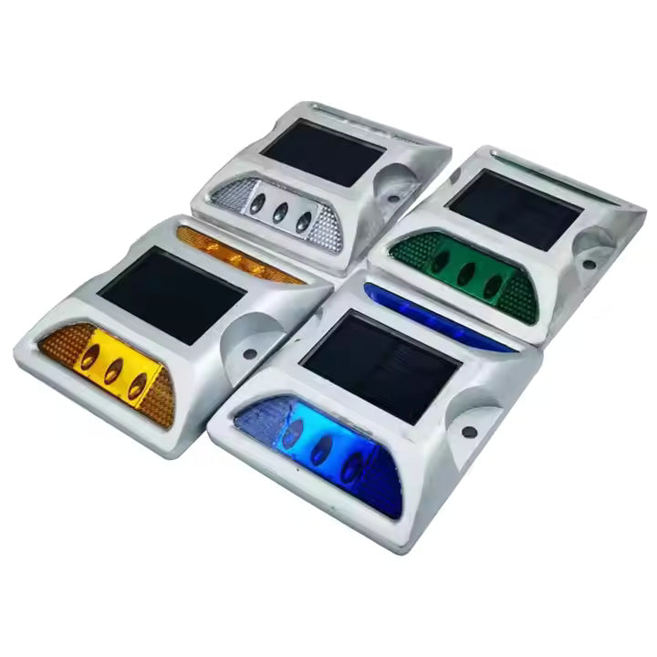 Solar Pavement Safety Lights - 2 Per Package