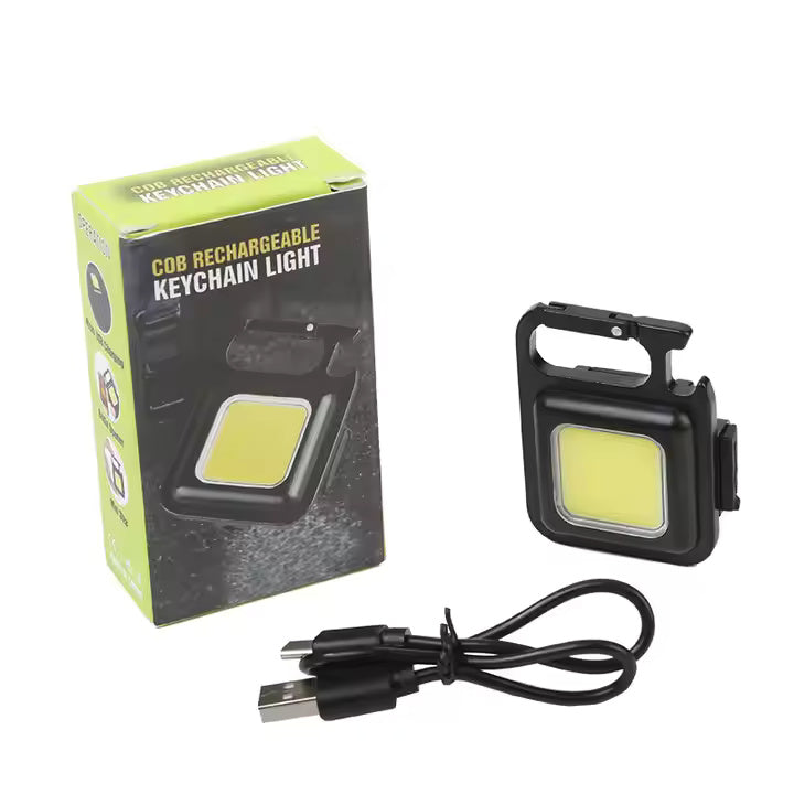 Flashing Key Ring Light Key Chain with Led Light. Handy Stand.  Use as Bottle Opener.