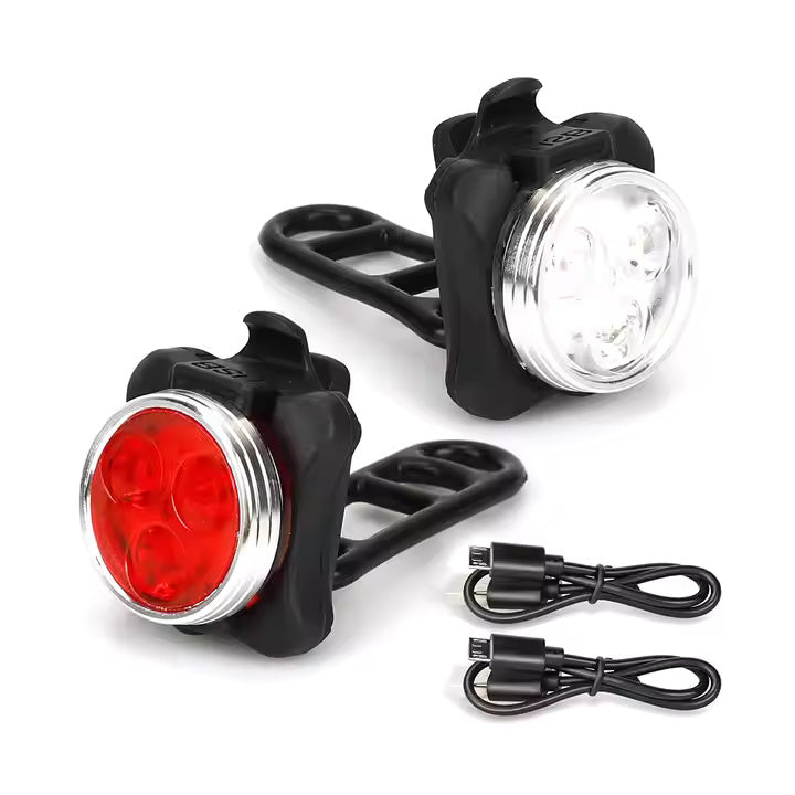 Safety Night Cycling Light Aluminum Alloy Waterproof Outdoor USB-C Rechargeable LED