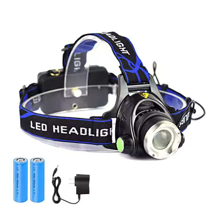 USB Rechargeable Led Head Lamp 3 Modes, Hiking Outdoors Cycling Headlamp for Outdoors
