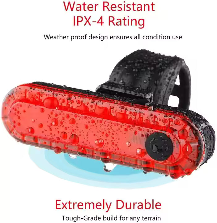 Stroller and Cyclist Front & Rear Lights- Rechargeable