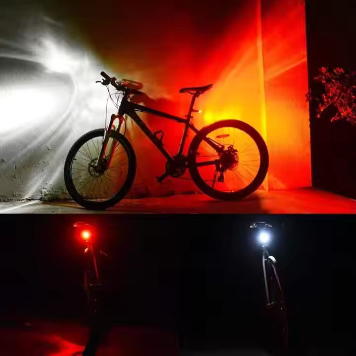 Cyclist Front & Rear Bike Lights - Rechargeable
