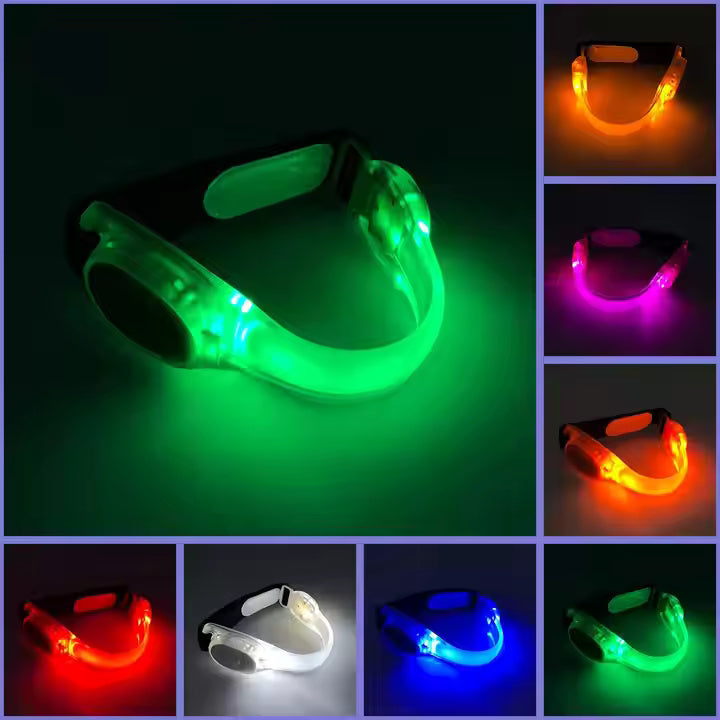 2 Cyclist Glow Arm / Foot Bands