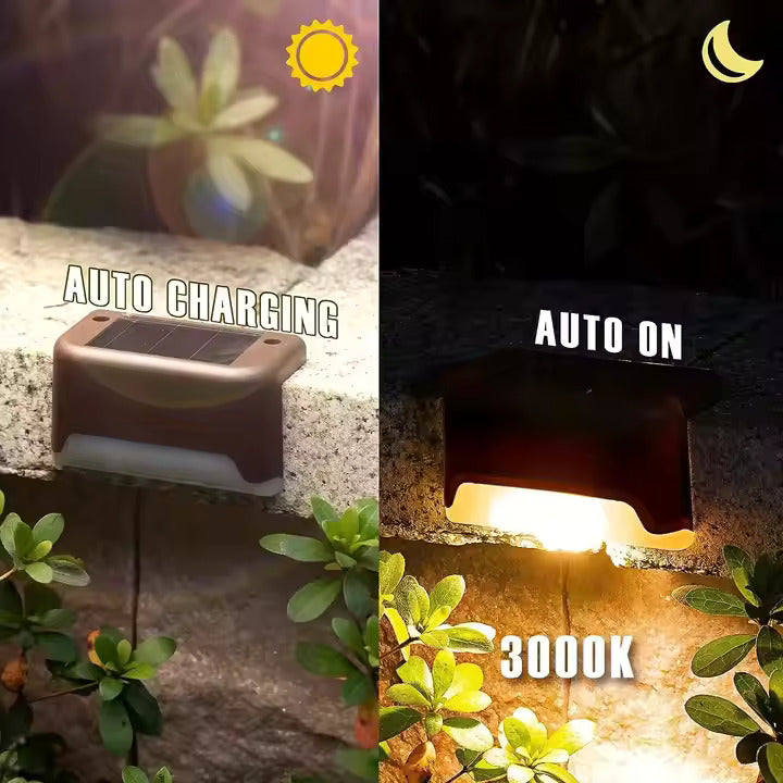 LED Solar Lamps for Steps or Fence