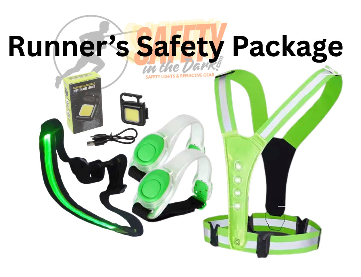 Runner's Safety Package and Gift Set.  Click for Description.